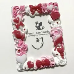 【リボンキャンディ　ミルクレッド】B8 トレカケース　ホイップ　デコ　硬質ケース