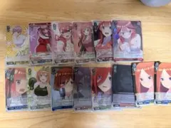 五等分の花嫁 ヴァイスシュヴァルツ 光物 SR以上 まとめ売り 89枚