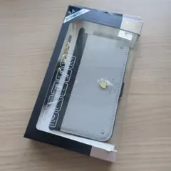 iPhone 12 mini 5.4インチ対応手帳型ケース Mary Gray