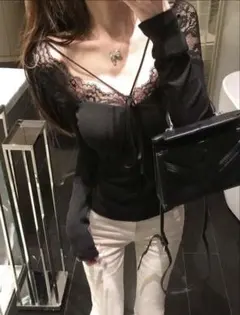 SHEIN ショルダーレーストップスのサムネイル