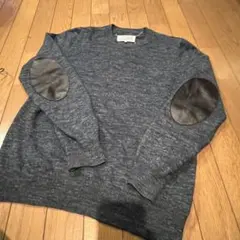 エルボーパッチ ニット