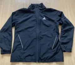 adidas レディース ナイロンジャンパー　黒　s