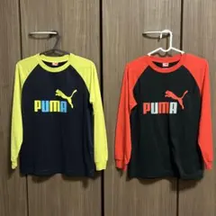 PUMA 長袖Tシャツ 黄色/黒、赤/黒