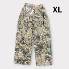リアルツリー XL カーゴパンツ　ワイドパンツ　カモフラ　迷彩　ミニタリー