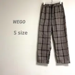 ウィゴー レディース リラックスパンツ チェック柄 S ウエストゴム