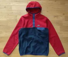 Patagonia synchilla snap-t foodie S 赤/紺