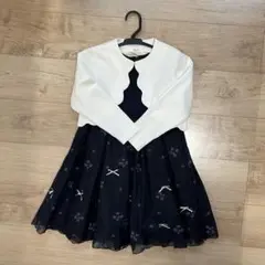 【クリーニング済】　アプレレクール　ワンピース　ボレロ（カーディガン）　セット