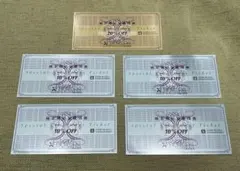 ゼビオホールディングス 株主優待券　20%OFF×1枚10%OFF×4枚