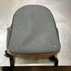 PKG グレー ナイロンバックパック