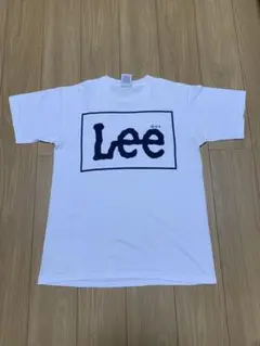 宮*元様 90’S ビンテージ 古着 LEE ロゴプリント Tシャツ ホワイト