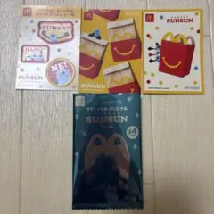 マクドナルド パペットスンスン シール 3種セット