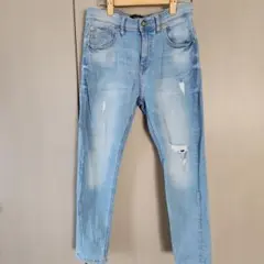 ZARA ライトブルーデニムパンツ USA 31