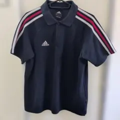 adidas アディダス 半袖ポロシャツ ネイビーのサムネイル