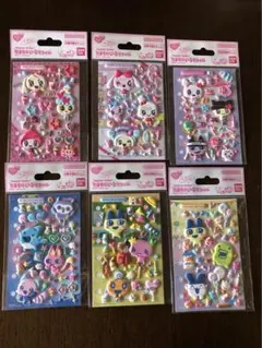 【正規品】たまごっち　たまもりシール　6枚　コンプリート