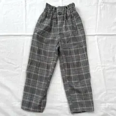 ZARA KIDS グレン チェック ウエストゴム パンツ キッズ 116cm