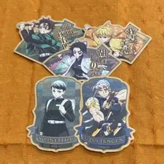 鬼滅の刃 トラベルステッカー2竈門炭治郎 我妻善逸 胡蝶しのぶ 愈史郎 宇髄天元