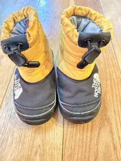 THE NORTH FACE キッズブーツ オレンジ/グレー