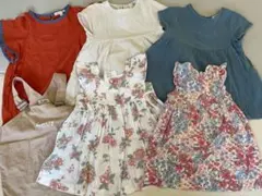 女の子　夏服　ワンピース　半袖　まとめ売り　85〜95センチ