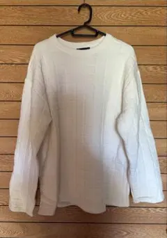 ZARA 長袖キルティングデザイン　カットソー