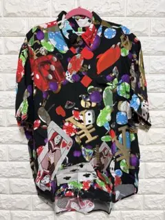 正規 BALENCIAGA バレンシアガ カジノ オープンカラーシャツのサムネイル