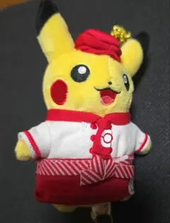 ポケモンカフェ　ピカチュウ　ぬいぐるみ タグ付き