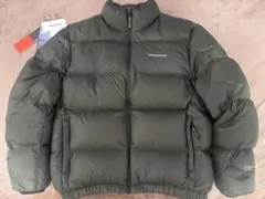 thisisneverthat ダウンジャケット グリーン S ネバザ　タグ付き