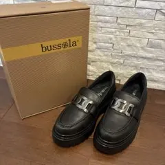 新品【bussola】撥水ボリュームソールローファー　サイズ39（24.5〜25