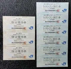 JR西日本ホテルズ 宿泊優待券 • レストラン割引 株主優待券