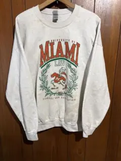 University of MIAMI Law 2021 スウェット　白