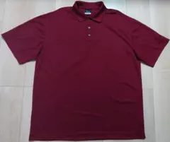 NIKE GOLF DRI-FIT ポロシャツ【XL】ビッグサイズ ワインレッド