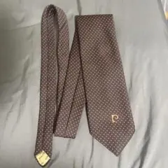 pierre cardin ピエールカルダン ネクタイ ドット柄 ブラウンのサムネイル