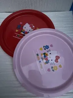 サンリオ ハローキティ レトロ トレー 2枚セット 1996年