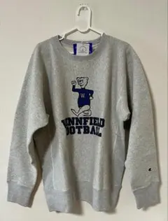 新品 Champion クマ スウェット XL 人気デザイン ビックシルエット