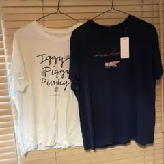 も*く様 ユニクロ　リサラーソン　コラボカットソー　2点セット　XL
