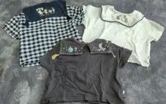 バースデイ コトリ 襟つき Tシャツ ブラウス