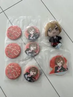 プロセカ　ラッキーくじ　MEIKO ぷちぬい　アクキー　缶バッジセット