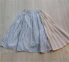 【12/16まで】美品 グラニーブランケット 120 ストライププリーツスカート