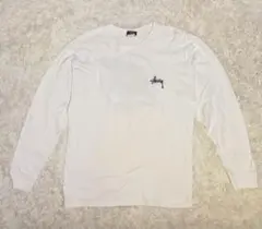 Stussy ホワイト 長袖Tシャツ L