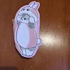 モフサンド　ウサにゃんデザインポーチ