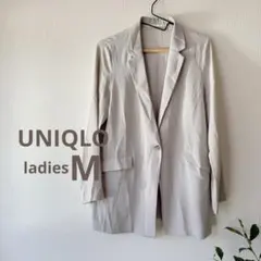 UNIQLO ジャケット　ベージュ　M 羽織　オフィス　1-1 a