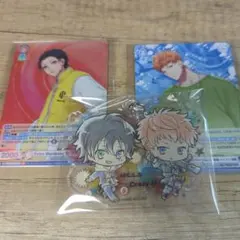 ヒプノシスマイク 山田三郎 毒島メイソン理鶯 アクリルキーホルダー カード