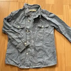 GLOBAL WORK デニムブルー 長袖シャツ XL