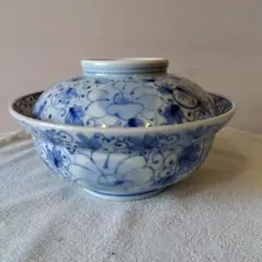 オールド香蘭社 染付山水画 蓋付茶碗 飯椀 1客 | Mercari
