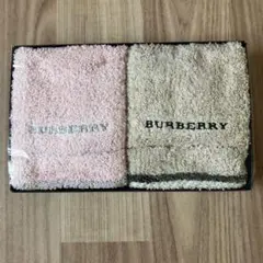 BURBERRY ハンドタオル 2枚セット　ピンク&ベージュのサムネイル