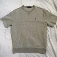 美品 POLO RALPH LAUREN ラルフローレン 半袖スウェット グレー
