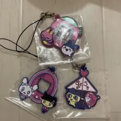 一番くじ　たまごっち　F賞　きらきらラバーチャーム　まめっち　みみっち