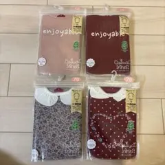 新品⭐︎70㎝TOPVALU 秋冬　ベビーボディスーツ　肌着　インナー　4枚セット