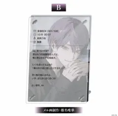 【剣持刀也 束縛グッズ】 2層アクリルパネル B