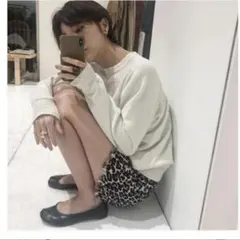 todayful レオパード　ジャガードショートパンツ36