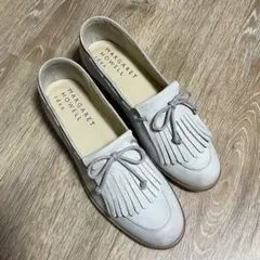 MARGARET HOWELL　キルトローファー　ヌバックレザー　22.5cm